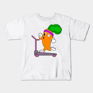 Carrot Fitness Treadmill Kids T-Shirt